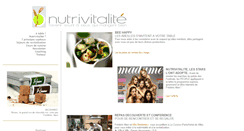 Desktop Screenshot of nutrivitalite.fr