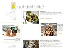 Tablet Screenshot of nutrivitalite.fr